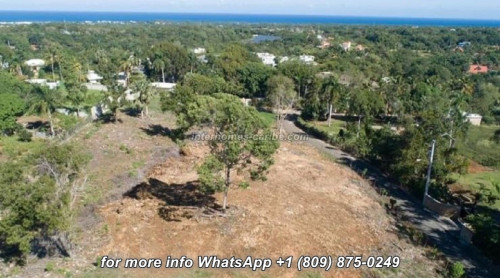 photos for SOSUA: LOT WITH 3,374 M² (0.834 acre) AND FANTASTIC PANORAMIC SEA VIEWS