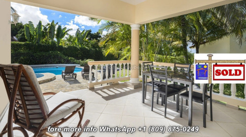 thumbnail for S O L D - SOSUA: 2-FLOOR VILLA WITH ONE MAIN- AND ONE GUEST APARTMENT