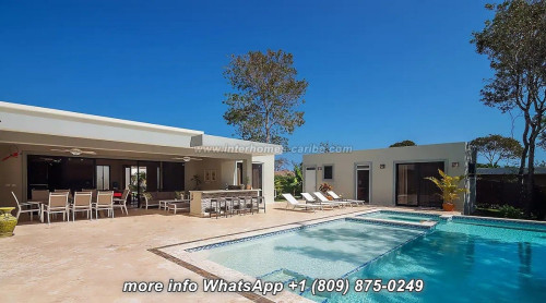 thumbnail for SOSUA: 4-BEDROOM COMFORT VILLA WITH PERFECTLY DESIGNED TERRACES AND POOL AREA