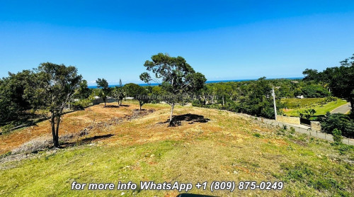 photos for SOSUA: LOT WITH 2,300 M² (0.568 acre) AND FANTASTIC PANORAMIC SEA VIEWS