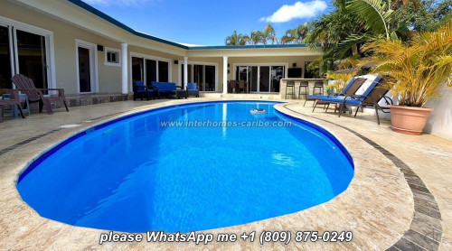 photos for SOSUA: EXPENSIVELY RENOVATED 3-BEDROOM VILLA WITH PERFECT POOL AND TERRACE AREA